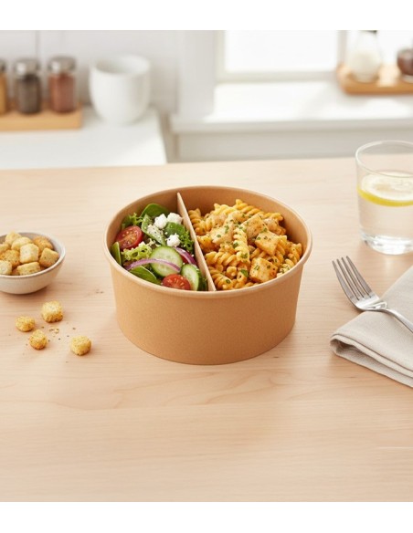 Separador Kraft para Ensaladera 1100ml (500uds)