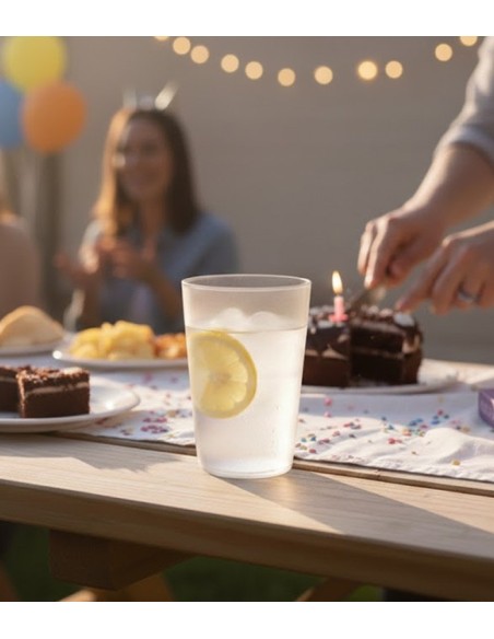 Vaso policarbonato 250cc de AMC (6uds)