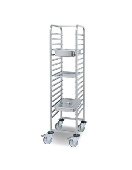 Carro para Cubetas GN 1/1 17 Guias - Pujadas