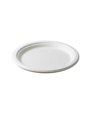 Plato fibra moldeada