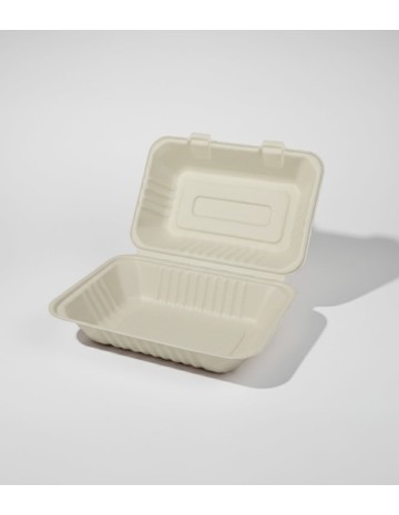 Envase de bagazo portamenús 1 compartimento (250uds) 2