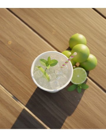 Vaso de plástico blanco 220cc (3000Uds) 2