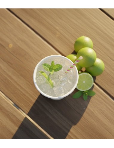 Vaso de plástico blanco 220cc (3000Uds)