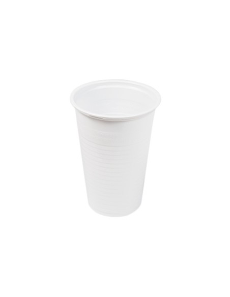 Vaso de plástico blanco 220cc (3000Uds)