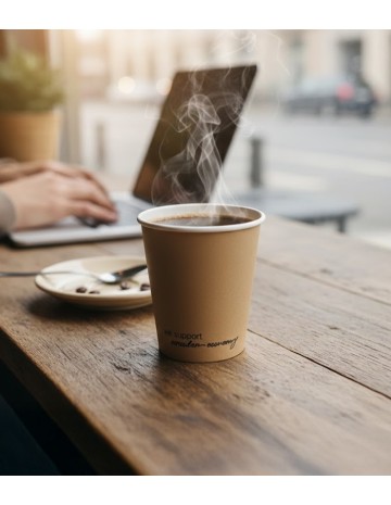 Vaso de cartón kraft 240ml (1000Uds) 2