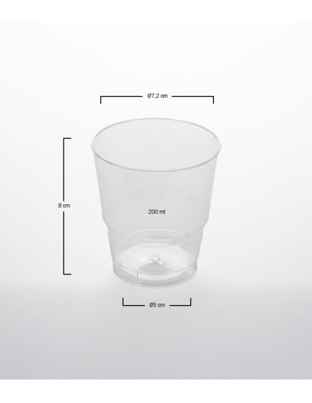 Vaso enfundado PS 200cc inyectado (450Uds)