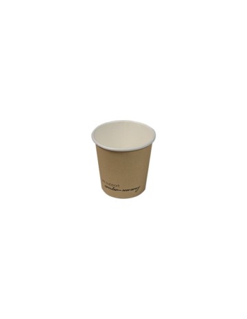 Vaso de cartón kraft 120ml (1000Uds)