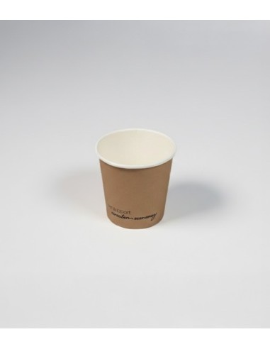 Vaso de cartón kraft 120ml (1000Uds)