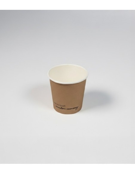 Vaso de cartón kraft 120ml (1000Uds)