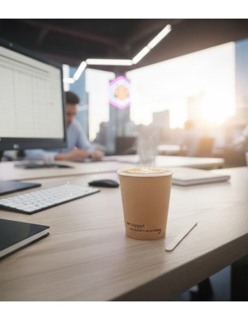 Vaso de cartón kraft 200ml (3000Uds) 2