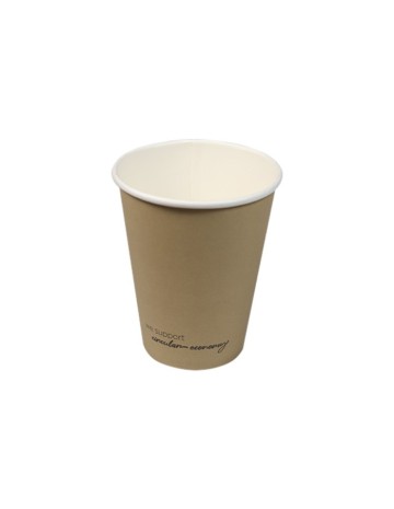 Vaso de cartón kraft 300ml 12oz (1000Uds)