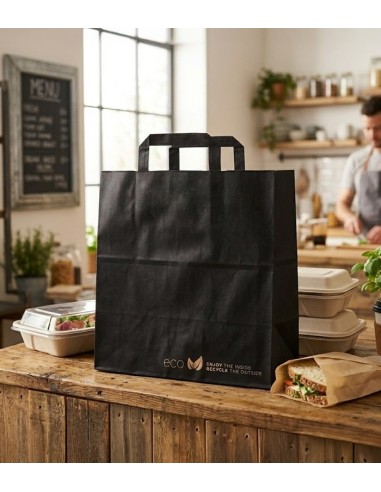 Black Collection Bolsa c/asas 27x29,5+17cm 90gr (250Uds)