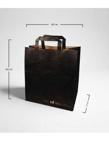 Black Collection Bolsa c/asas 27x29,5+17cm 90gr (250Uds)