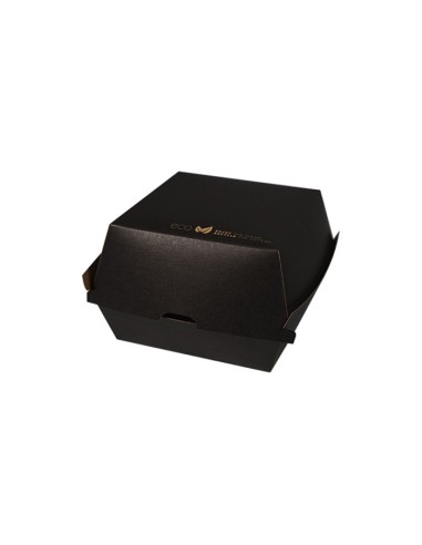 Caja Burger 120x120x90mm 305gr - Black Collection (400Uds)
