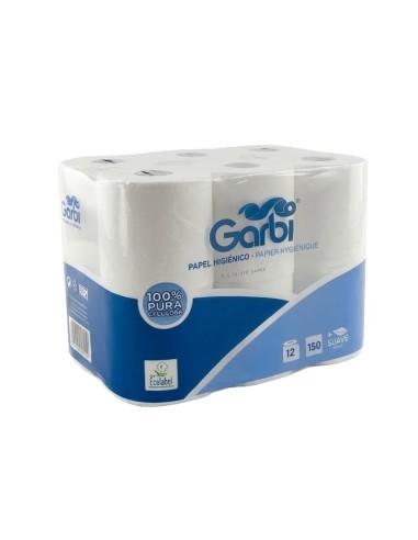 Papel higiénico doméstico pasta pura 2c 19m (108uds)