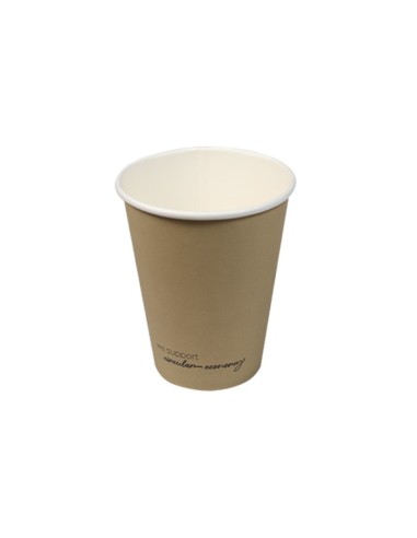 Vaso de cartón kraft 300ml 12oz (1000Uds)