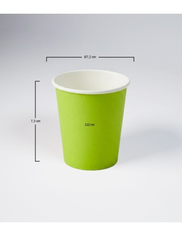 Vaso Cartón Mix Colores 210ml - Betik (1000Uds) 2