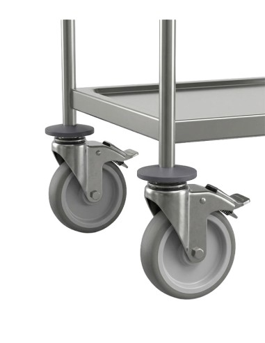 Carro servicio 3 niveles inox 101,5x98x58cm - Pujadas