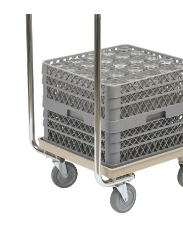 Carro con Asa para Cestas 54x54x98cm - Pujadas 2