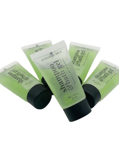 Champú y Gel de Baño en Tubo - Amenities Ecologic Nice 30ml (300uds)