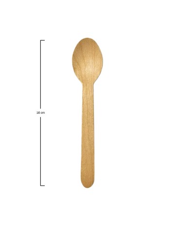 Cuchara madera 160mm (1000uds) 2