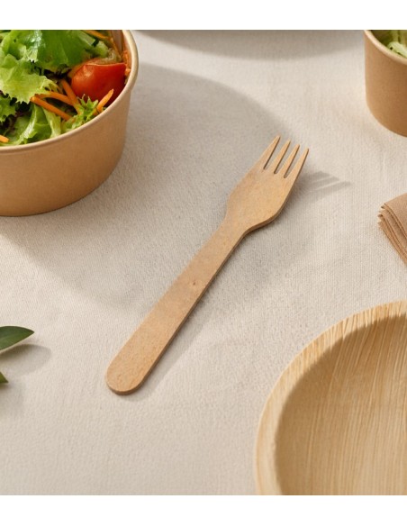 Tenedor de madera 160mm (1000uds)