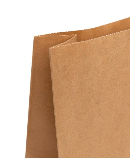 Bolsa Americana Kraft sin Asa 26+14x41cm - Betik (500Uds)