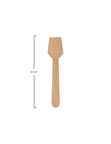 Mini cucharita madera 95mm (3000uds)