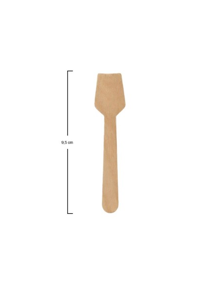 Mini cucharita madera 95mm (3000uds)