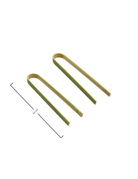Pinzas bambú 12cm (100uds)