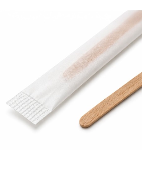 Paletina madera enfundada 14cm (500Uds)