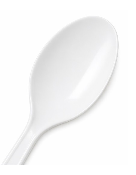 Cucharita Postre CPLA Blanca 12,5cm - Betik (1500Uds)