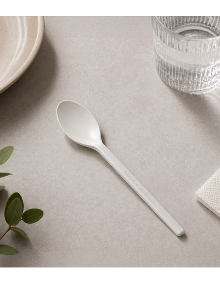 Cuchara CPLA Blanca 17cm - Betik (1500Uds)