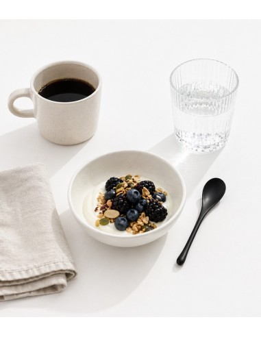 Cuchara EKO negra 17,7x4,2x1,2cm - Betik (1500Uds)