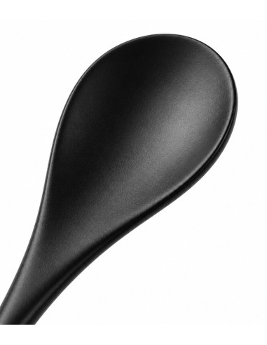 Cuchara EKO negra 17,7x4,2x1,2cm - Betik (1500Uds)