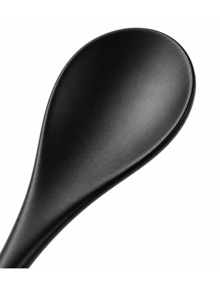 Cuchara EKO negra 17,7x4,2x1,2cm - Betik (1500Uds)