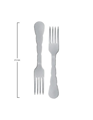 Tenedor de mesa polipropileno de AMC (12Uds) 2