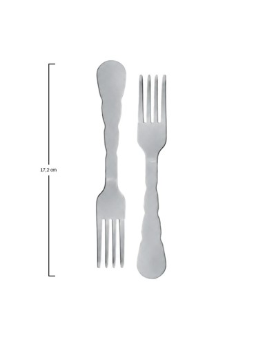 Tenedor de mesa polipropileno de AMC (12Uds)