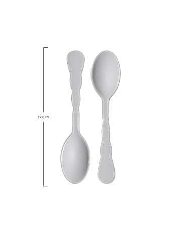Cuchara de postre polipropileno de AMC (12Uds) 2
