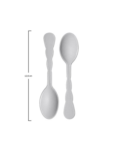 Cuchara de postre polipropileno de AMC (12Uds)
