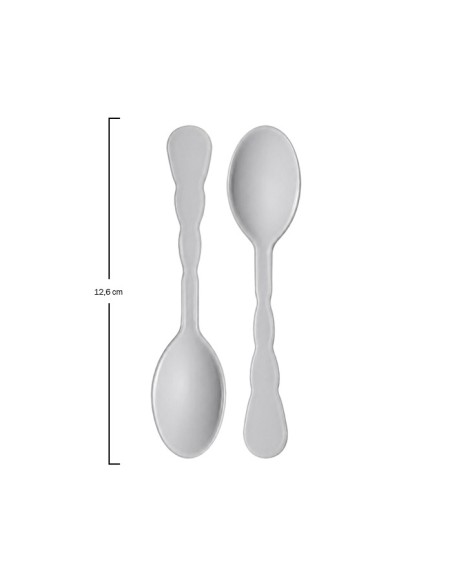 Cuchara de postre polipropileno de AMC (12Uds)