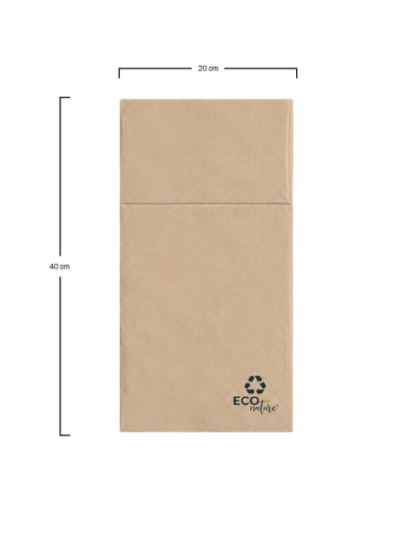 Servilleta Kanguro 40x40 Natural (960Uds)