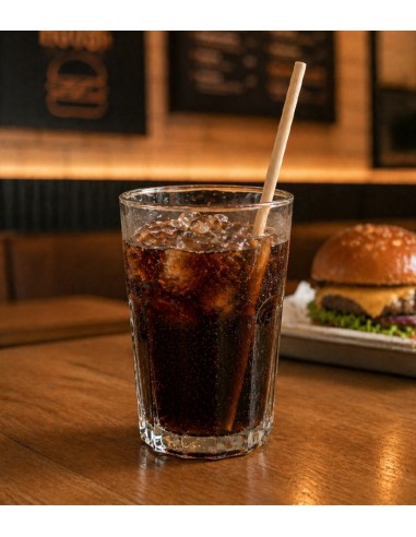 Pajita Recta Enfundada Kraft 0,60x20cm (6000 Uds)