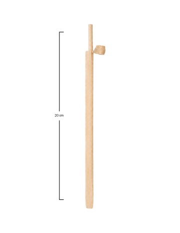 Pajita Recta Enfundada Kraft 0,60x20cm (6000 Uds) 2