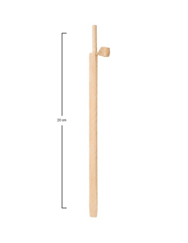 Pajita Recta Enfundada Kraft 0,60x20cm (6000 Uds)