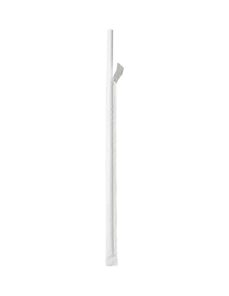 Cañita Pla fuelle enfundada blanca 6x210mm (250Uds)