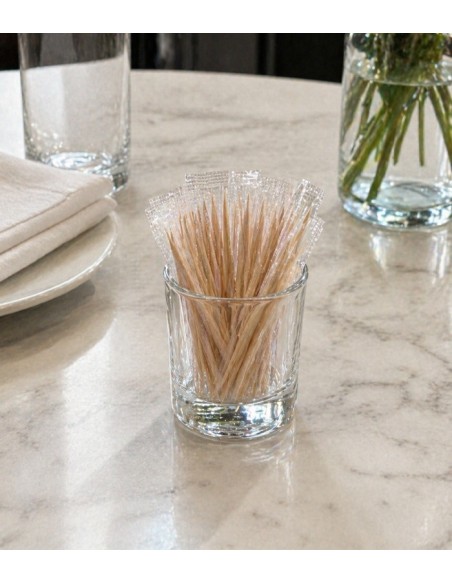 Palillo higiénico redondo enfundado plástico 6,5cm (1000Uds)