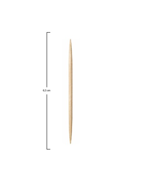 Palillo higiénico redondo enfundado plástico 6,5cm (1000Uds)