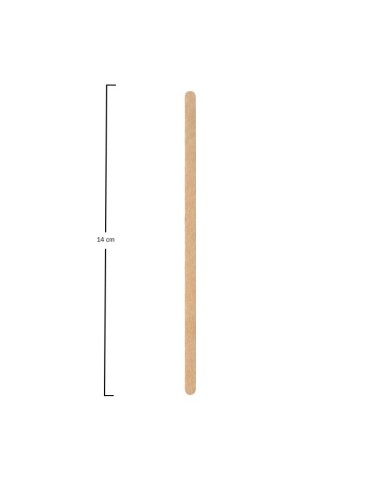 Paletina madera enfundada 14cm (500Uds)