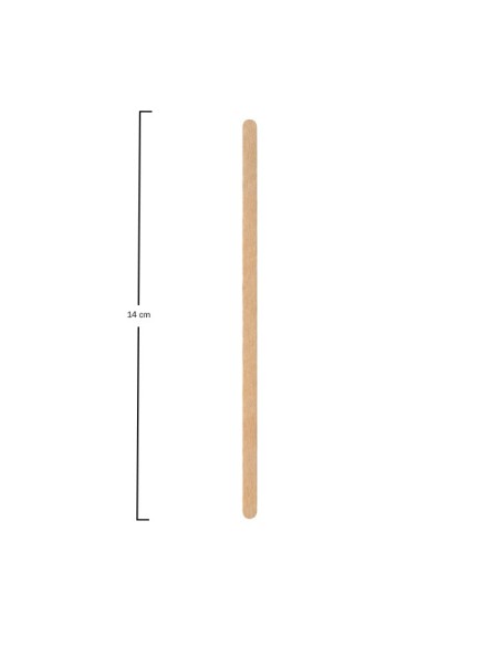 Paletina madera enfundada 14cm (500Uds)